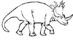 Styracosaurus coloring page